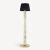 Lamps And Lampshades<Fornasetti Floor Lamp Solitario On Ivory Black/Ivory