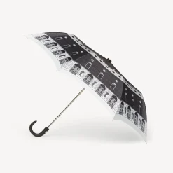 Umbrellas<Fornasetti Folding Umbrella Architettura White/Black