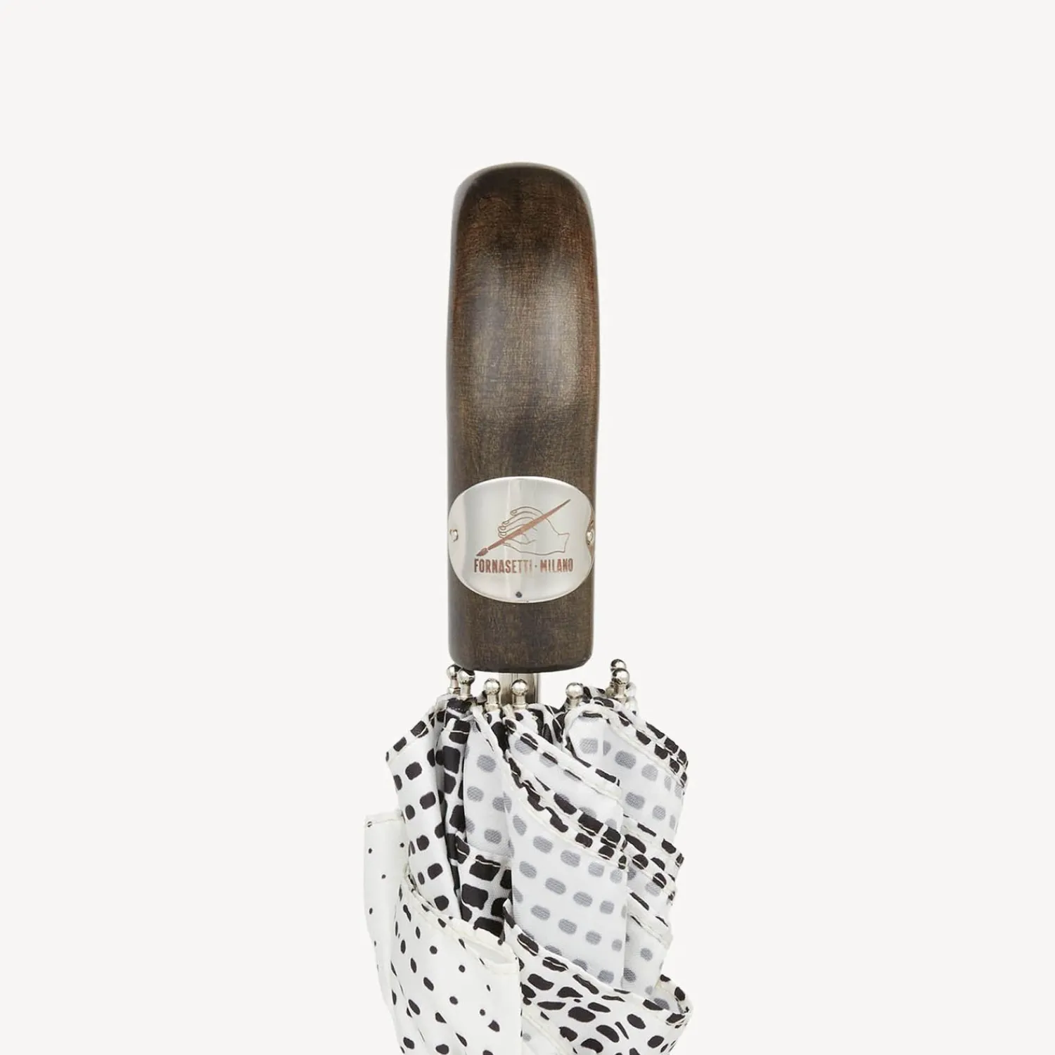 Umbrellas<Fornasetti Folding Umbrella Bocche White/Black/Red