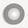 Design Mirrors<Fornasetti Frame With Convex Mirror Egocentrismo White/Black