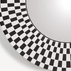 Design Mirrors<Fornasetti Frame With Convex Mirror Egocentrismo White/Black