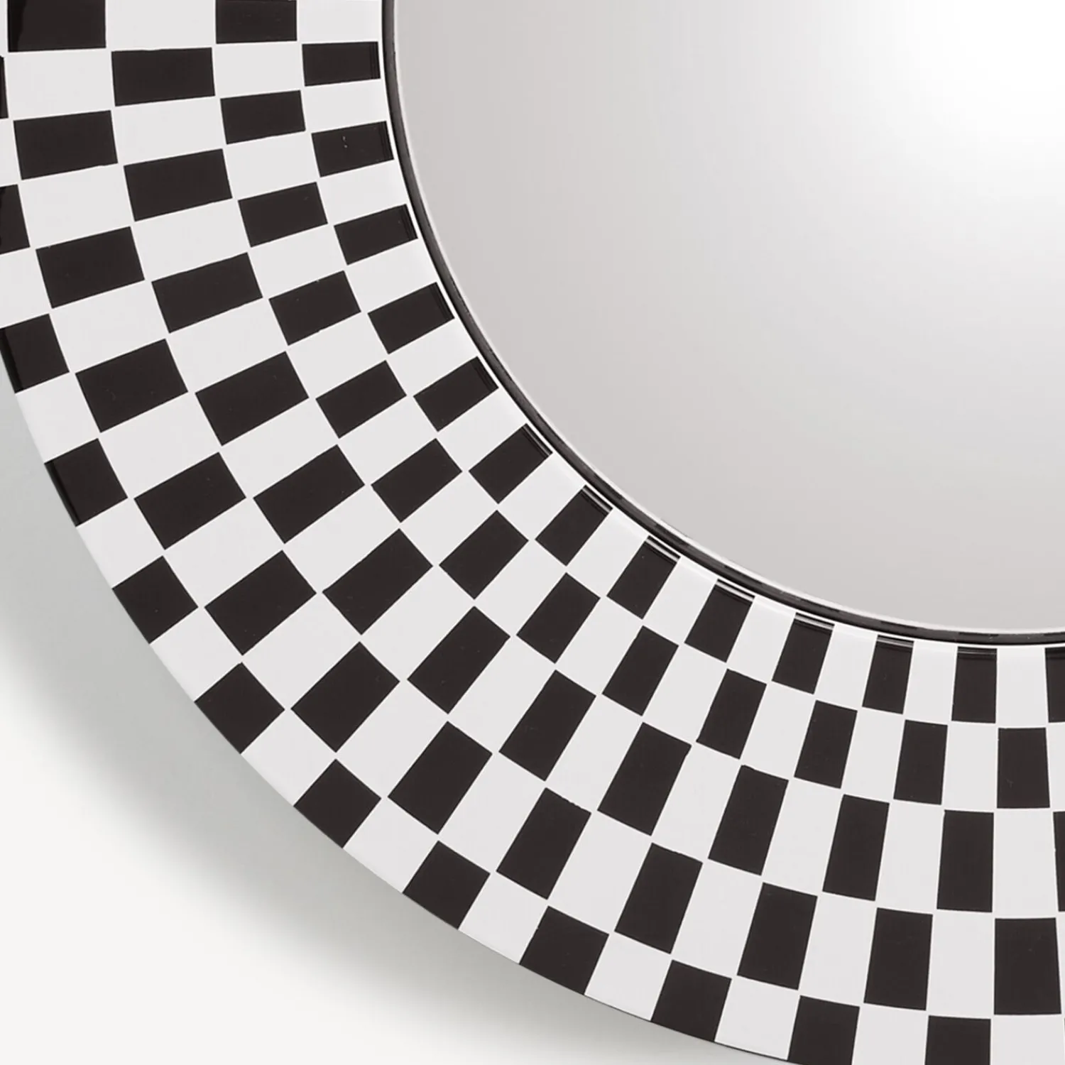 Design Mirrors<Fornasetti Frame With Convex Mirror Egocentrismo White/Black