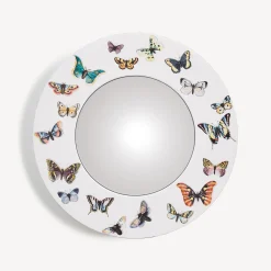 Design Mirrors<Fornasetti Frame With Convex Mirror Farfalle Multicolour