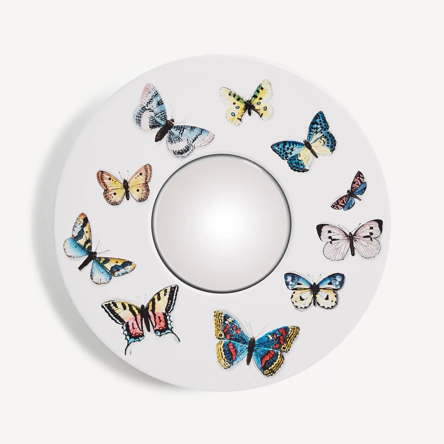 Design Mirrors<Fornasetti Frame With Convex Mirror Farfalle Multicolour