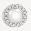 Design Mirrors<Fornasetti Frame With Convex Mirror Architettura White/Black
