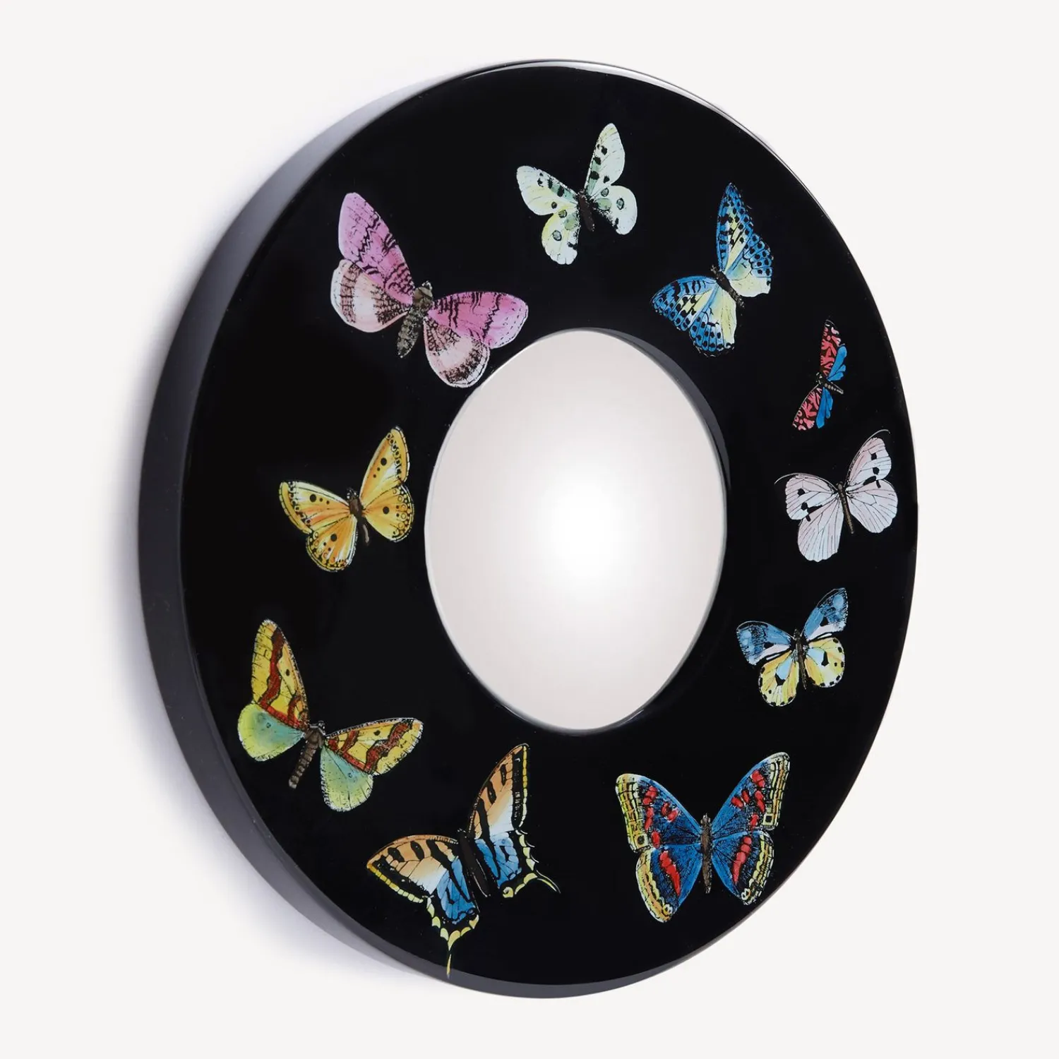 Design Mirrors<Fornasetti Frame With Convex Mirror Farfalle Multicolour