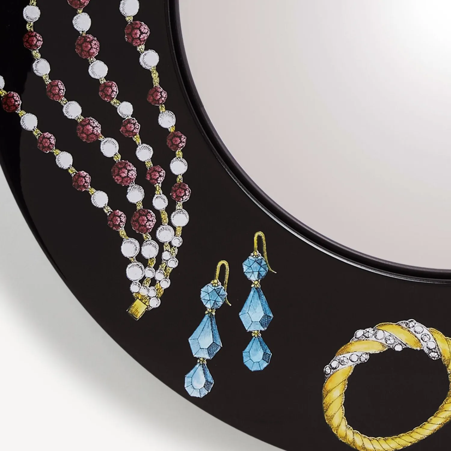 Design Mirrors<Fornasetti Frame With Convex Mirror Gioielli Multicolour