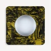 Design Mirrors<Fornasetti Frame With Convex Mirror Giardino Settecentesco Black/Yellow