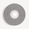 Design Mirrors<Fornasetti Frame With Convex Mirror Egocentrismo White/Black