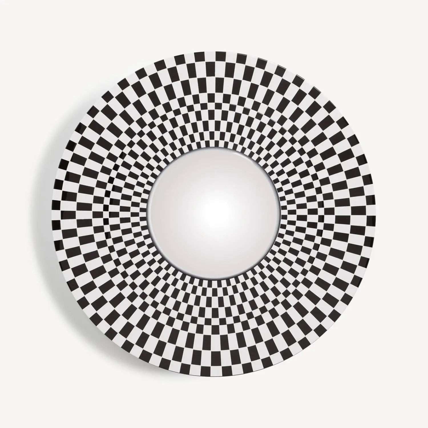 Design Mirrors<Fornasetti Frame With Convex Mirror Egocentrismo White/Black