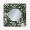 Design Mirrors<Fornasetti Frame With Flat Mirror Giardino Settecentesco Green/Ivory