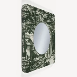 Design Mirrors<Fornasetti Frame With Flat Mirror Giardino Settecentesco Green/Ivory