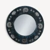 Design Mirrors<Fornasetti Frame With Flat Mirror Giro Di Conchiglie Silver/Blue