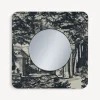 Design Mirrors<Fornasetti Frame With Flat Mirror Giardino Settecentesco Blue/Ivory