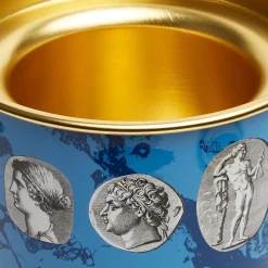 Ice Buckets<Fornasetti Ice Bucket Cammei White/Black/Light Blue