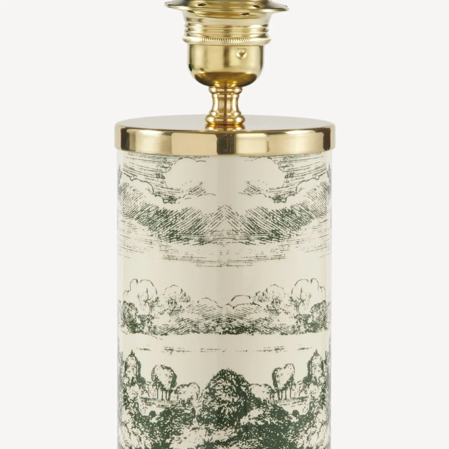 Lamps And Lampshades<Fornasetti Lamp Giardino Settecentesco Green/Ivory