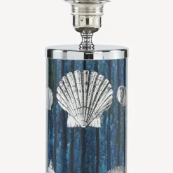 Lamps And Lampshades<Fornasetti Lamp Giro Di Conchiglie Silver/Blue