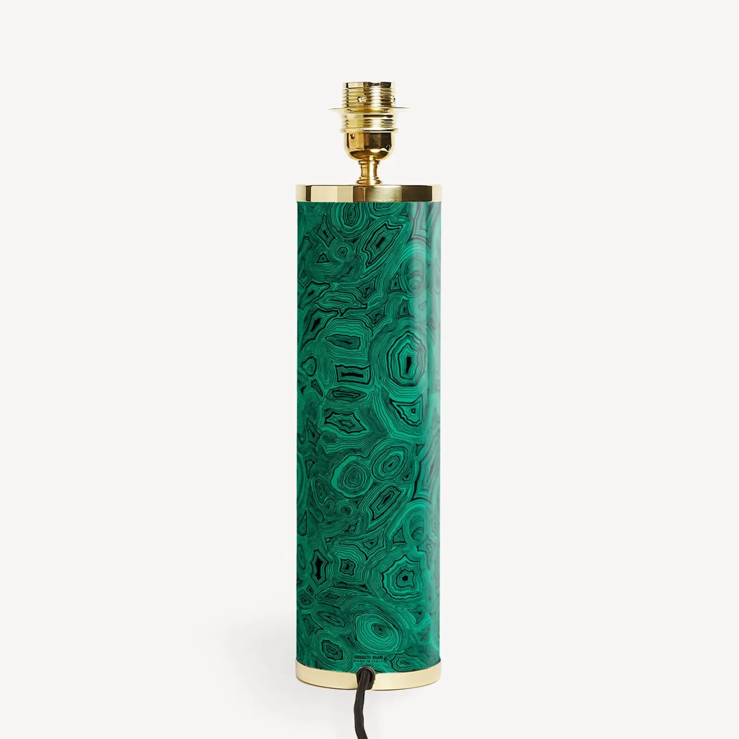 Lamps And Lampshades<Fornasetti Lamp Serratura Su Malachite Green/White/Black