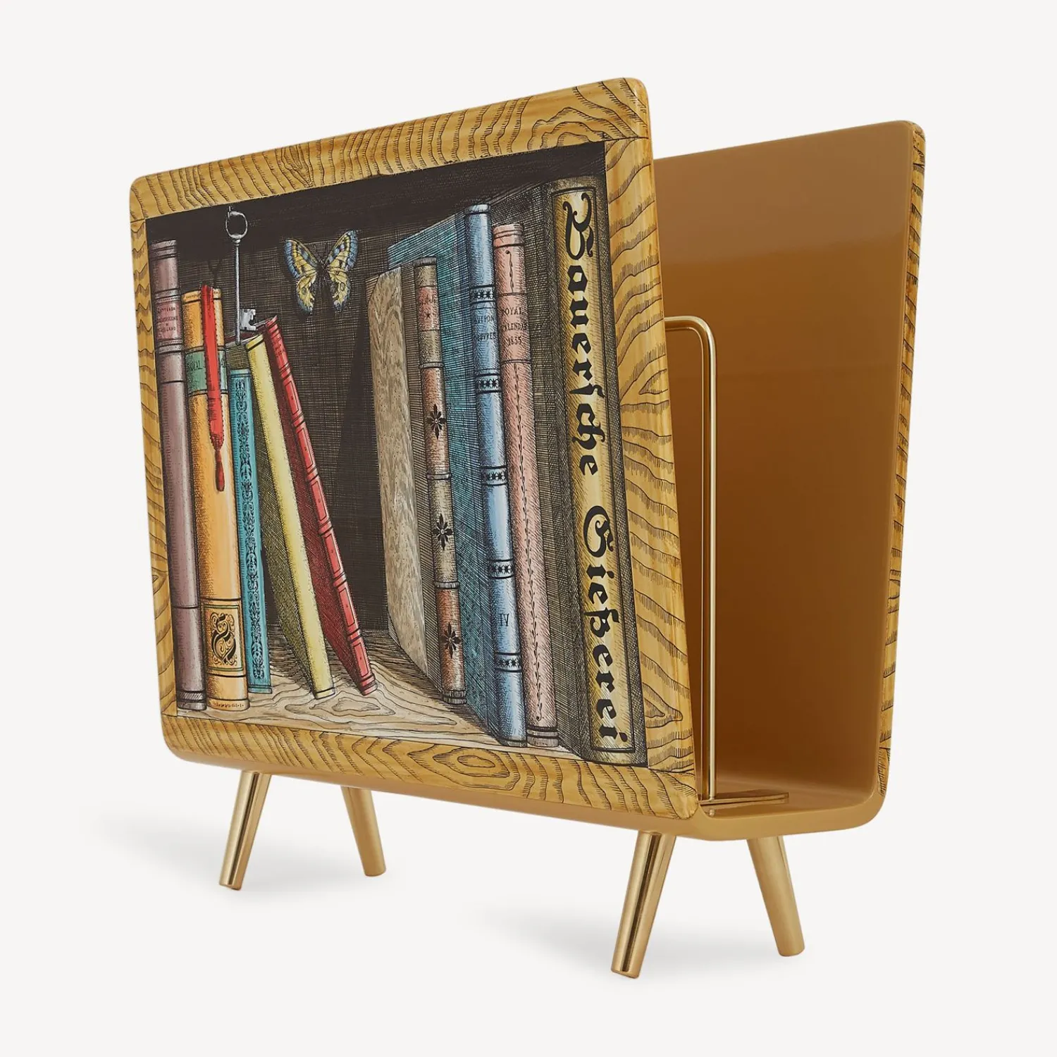 Magazine Racks<Fornasetti Magazine Rack Libri Multicolour