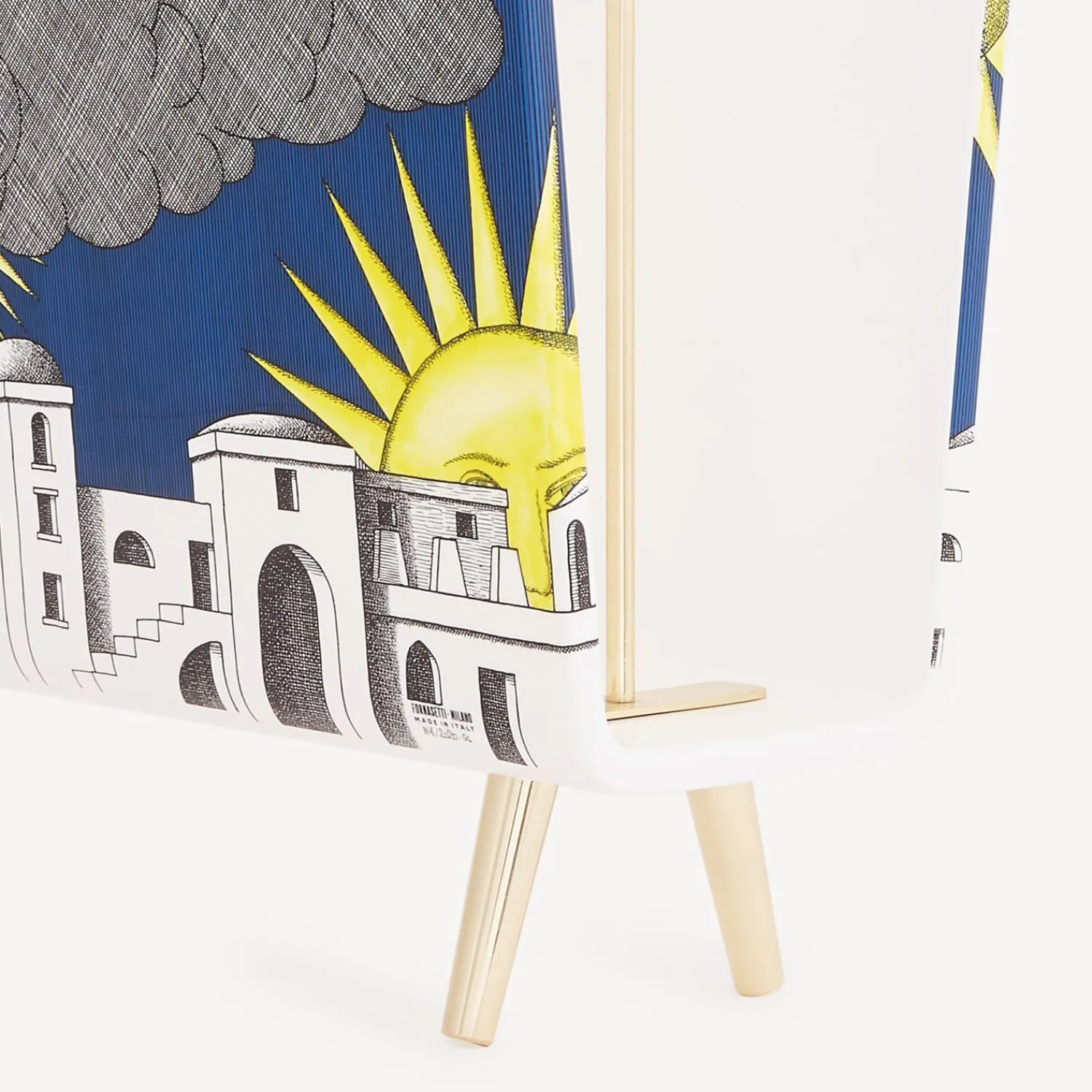 Magazine Racks<Fornasetti Magazine Rack Sole Di Capri Multicolour