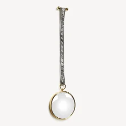 Design Mirrors<Fornasetti Magic Convex Mirror With Ribbon Brass/White/Black
