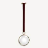 Design Mirrors<Fornasetti Magic Convex Mirror With Velvet Ribbon Brass/Bordueaux