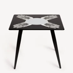 Tables<Fornasetti Magic Table Mani White/Black