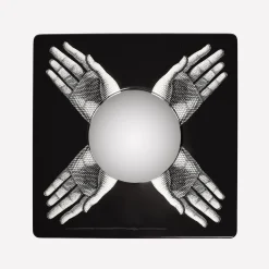 Tables<Fornasetti Magic Table Mani White/Black