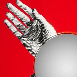 Tables<Fornasetti Magic Table Mani White/Black/Red