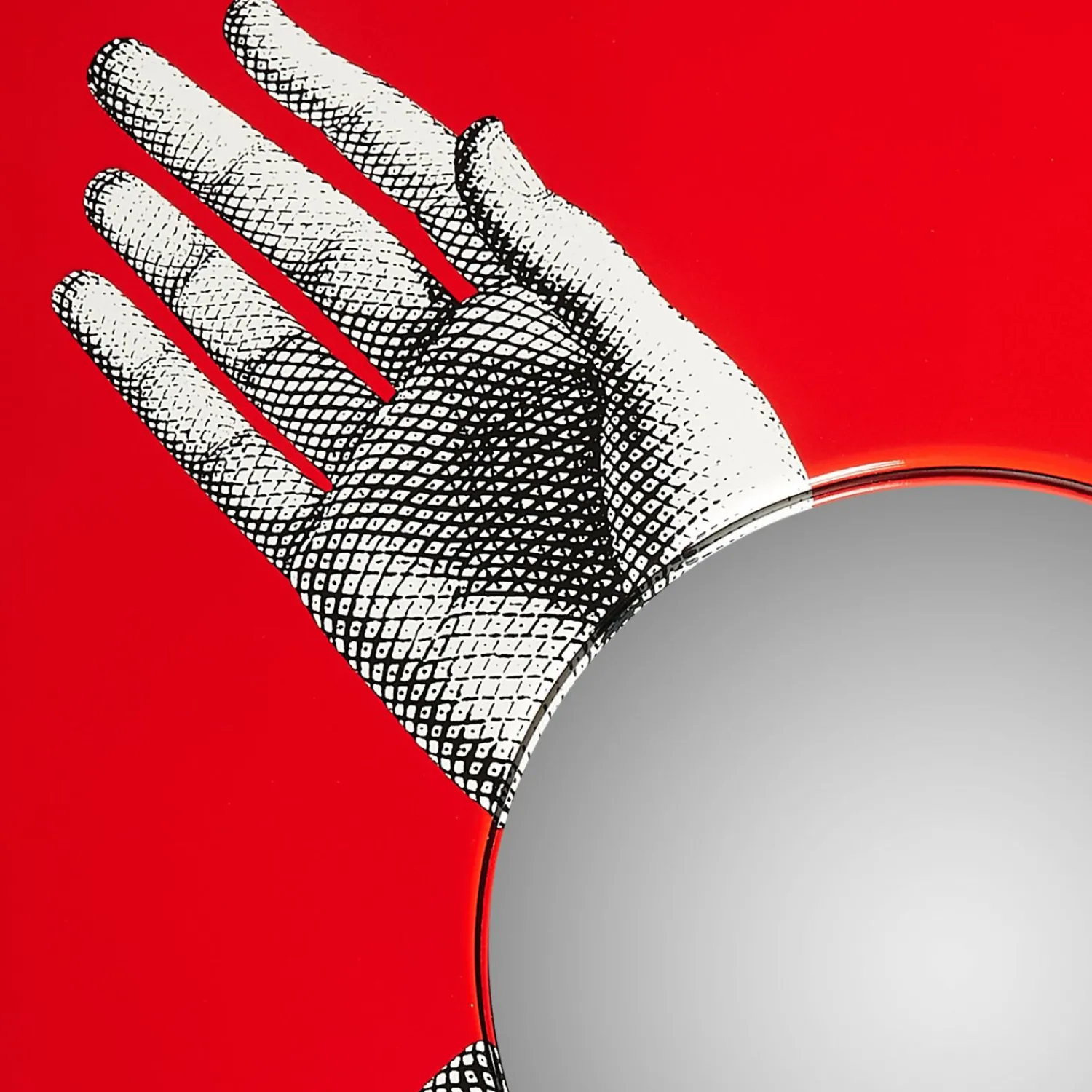 Tables<Fornasetti Magic Table Mani White/Black/Red