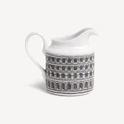 Tea And Coffee Sets<Fornasetti Milk Jug Architettura White/Black