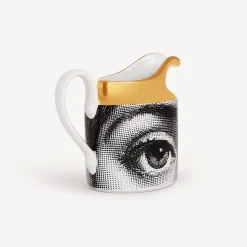 Tea And Coffee Sets<Fornasetti Milk Jug Tema E Variazioni White/Black/Gold