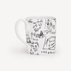 Tea And Coffee Sets<Fornasetti Mug Alta Matematica White/Black