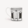 Tea And Coffee Sets<Fornasetti Mug Architettura White/Black