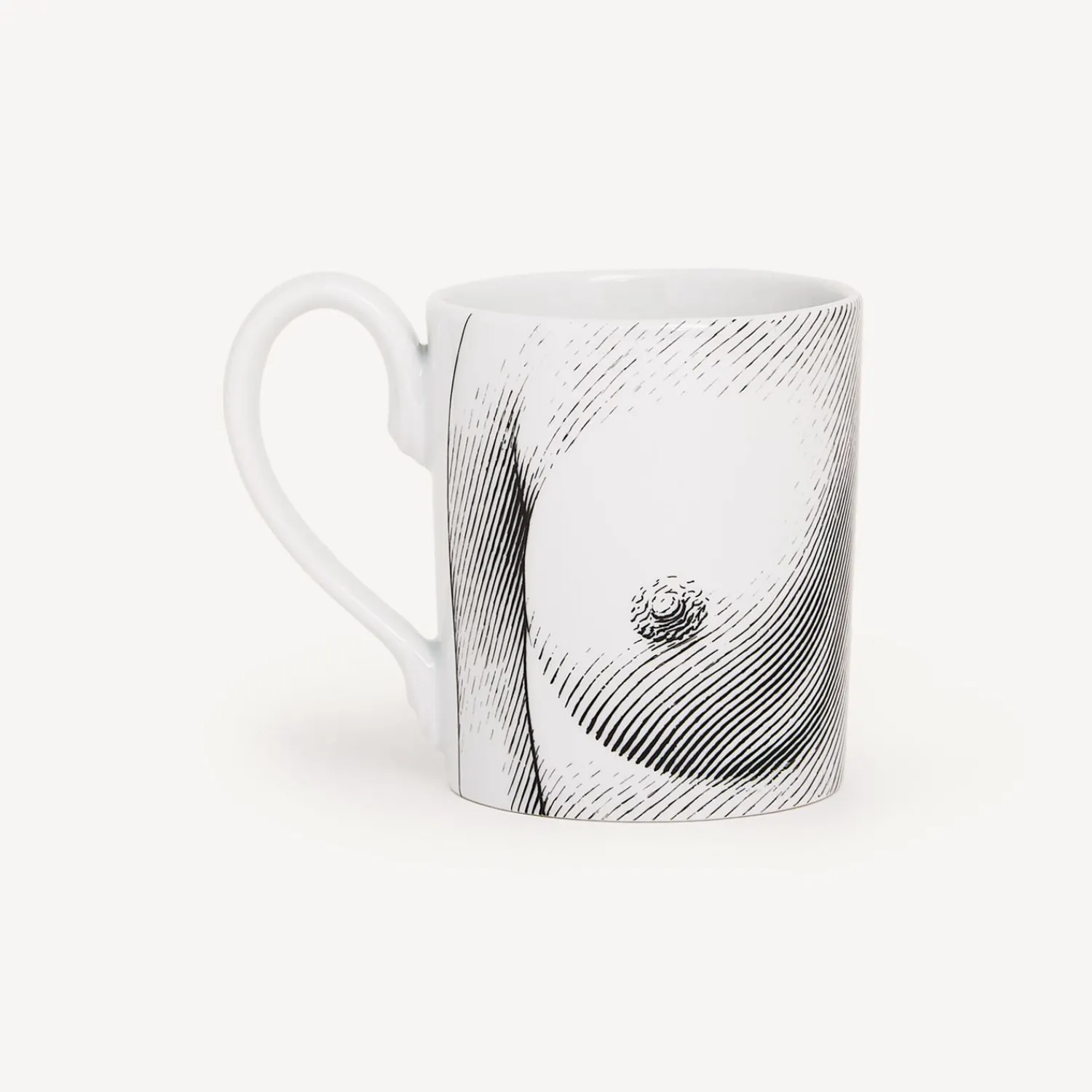 Tea And Coffee Sets<Fornasetti Mug Seno White/Black