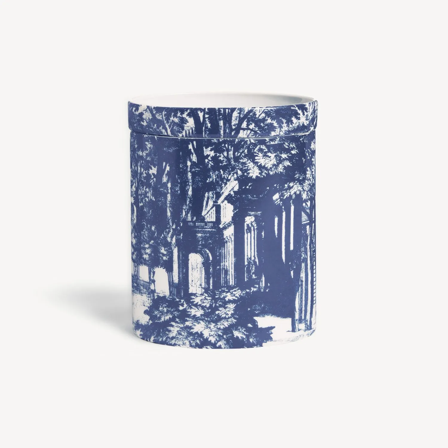 Scented Candles<Fornasetti Nel Mentre Large Scented Candle - Giardino Settecentesco Decor - Giardino Segreto Fragrance Blue/White