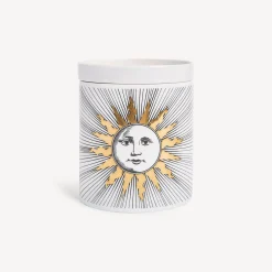 Scented Candles<Fornasetti Nel Mentre Large Scented Candle - Soli Decor - Immaginazione Fragrance White/Black/Gold