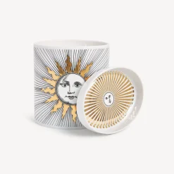 Scented Candles<Fornasetti Nel Mentre Large Scented Candle - Soli Decor - Immaginazione Fragrance White/Black/Gold