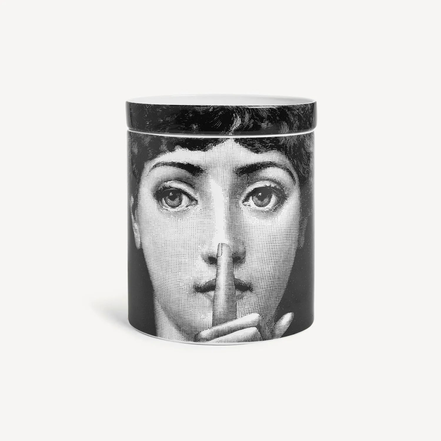 Scented Candles<Fornasetti Nel Mentre Scented Candle - Mascherina Decor - Frutto Proibito Fragrance White/Black/Gold