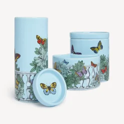 Scented Candles<Fornasetti Nel Mentre Set Of Three Scented Candles - Farfalle E Balaustra Decor - Giardino Segreto Fragrance Multicolour