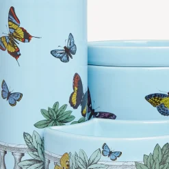 Scented Candles<Fornasetti Nel Mentre Set Of Three Scented Candles - Farfalle E Balaustra Decor - Giardino Segreto Fragrance Multicolour