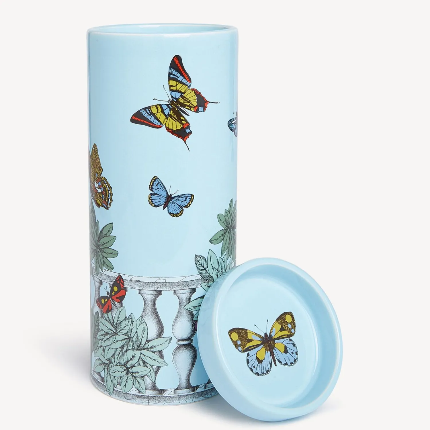 Scented Candles<Fornasetti Nel Mentre Set Of Three Scented Candles - Farfalle E Balaustra Decor - Giardino Segreto Fragrance Multicolour