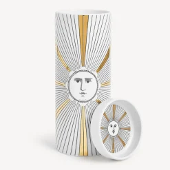 Scented Candles<Fornasetti Nel Mentre Set Of Three Scented Candles - Soli Decor - Immaginazione Fragrance White/Black/Gold