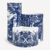 Scented Candles<Fornasetti Nel Mentre Set Of Three Scented Candles - Giardino Settecentesco Decor - Giardino Segreto Fragrance Blue/White