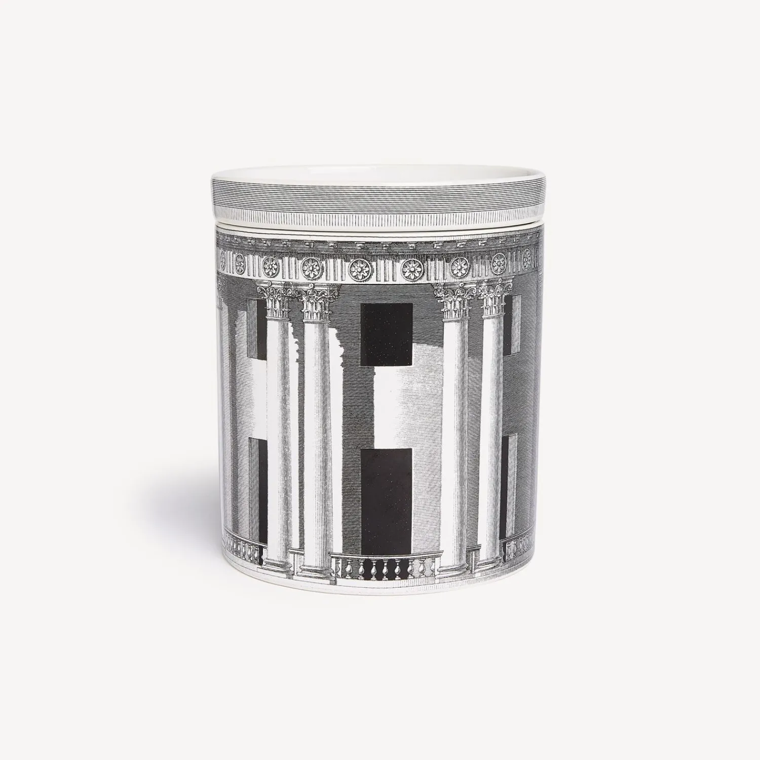 Scented Candles<Fornasetti Nel Mentre Set Of Three Scented Candles - Architettura Decor - Immaginazione Fragrance White/Black