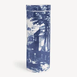 Scented Candles<Fornasetti Nel Mentre Tall Scented Candle - Giardino Settecentesco Decor - Giardino Segreto Fragrance Blue/White
