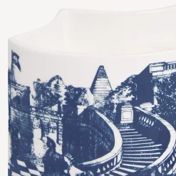 Scented Candles<Fornasetti Nel Mentre Vase Scented Candle - Giardino Settecentesco Decor - Giardino Segreto Fragrance Blue/White