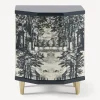 Cabinets<Fornasetti Night Stand Polyhedric Giardino Settecentesco Blue/Ivory
