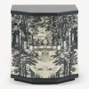 Cabinets<Fornasetti Night Stand Polyhedric Giardino Settecentesco Blue/Ivory