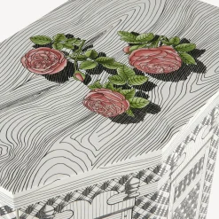Cabinets<Fornasetti Night Stand Polyhedric Musciarabia Con Rose Multicolour
